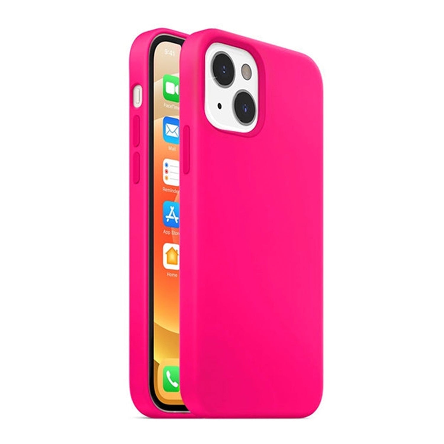 iPhone 15 (6.1") Colorful Liquid Silicone Gel Rubber Case