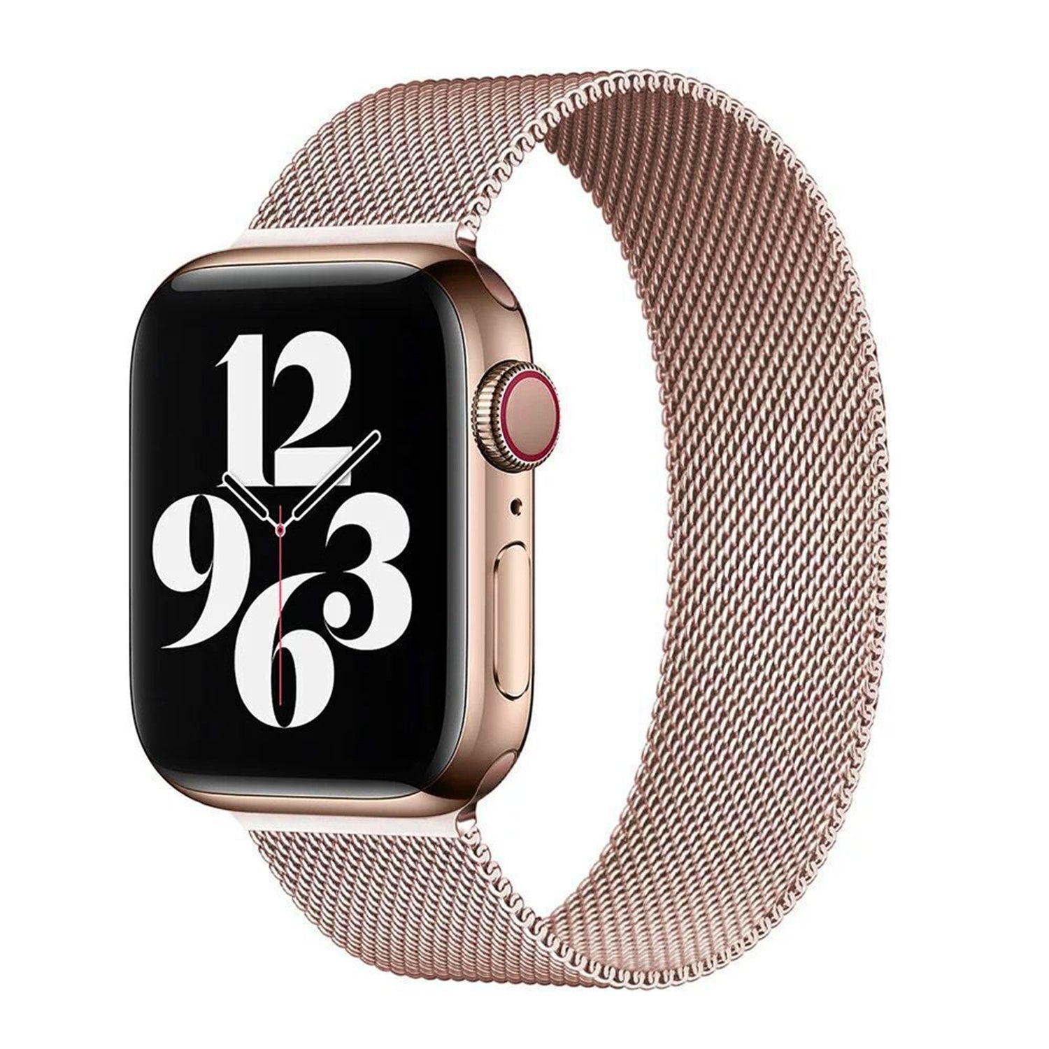 38mm Stainless Steel Wristband  for i-Watch Series 4/3/2/1  Milanese Loop with Strong Magnetic Closure Strap