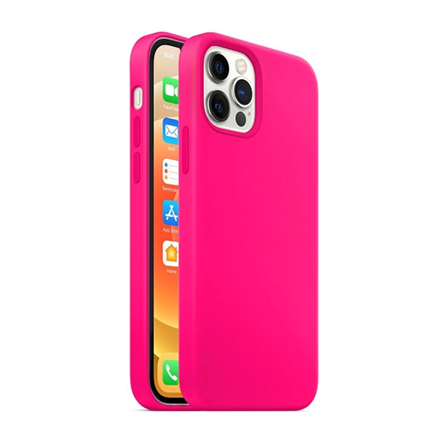 iPhone 14 Pro (6.1'') Colorful Liquid Silicone Gel Rubber Case