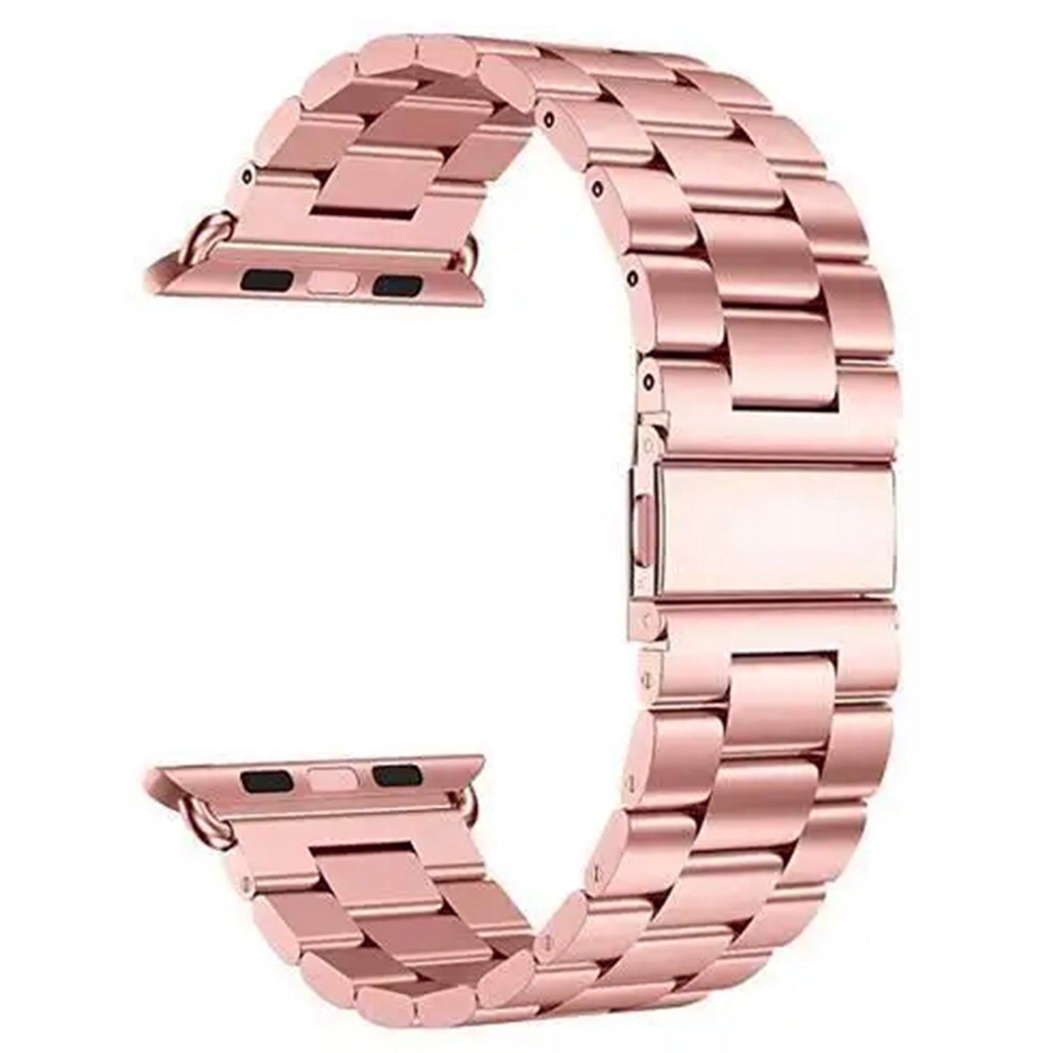 42/44 mm Stainless Steel Wristband with Butterfly Buckle for i-Watch Series 4/3/2/1