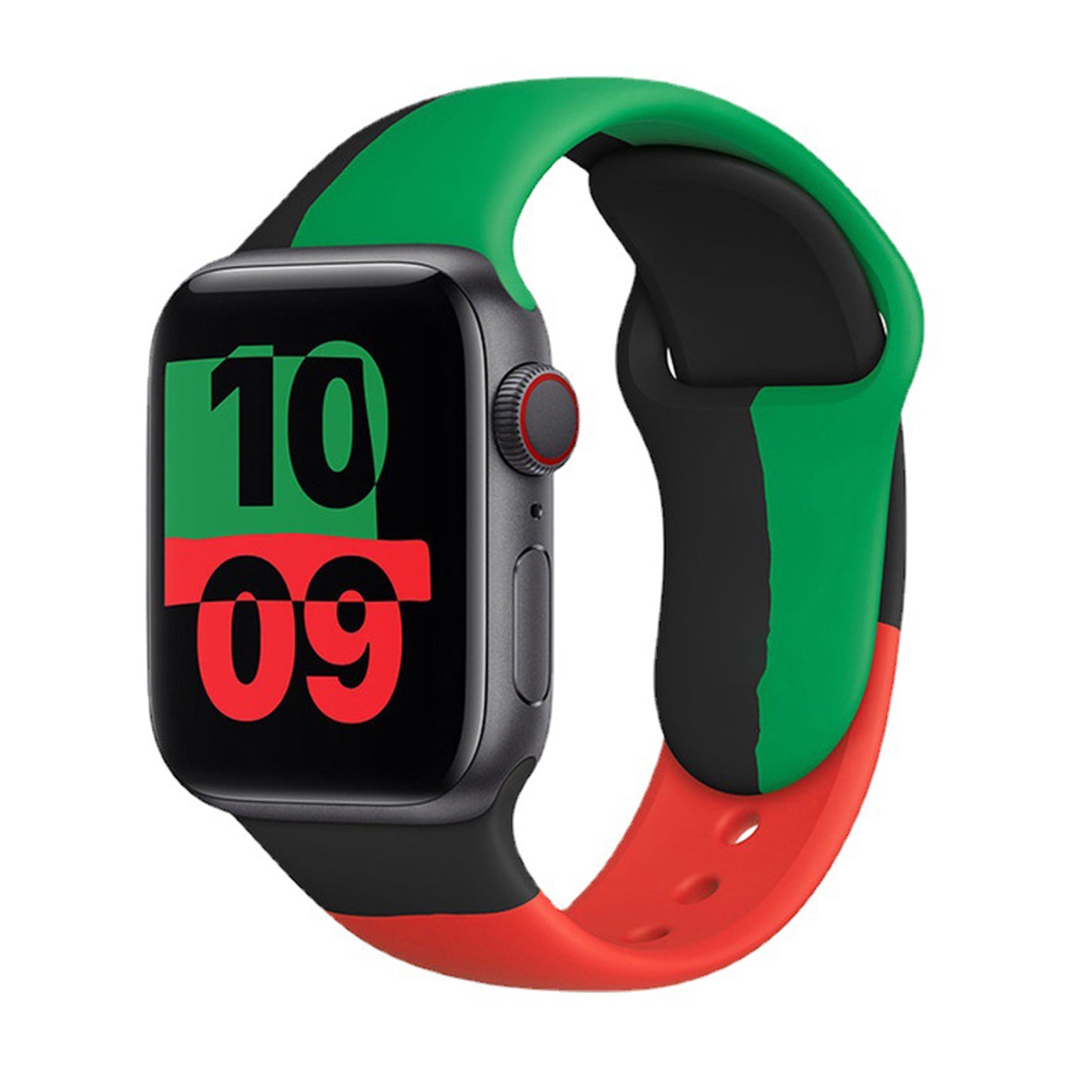 42/44/45mm Color soft silicone strap, suitable for Apple Watch Series 9/SE /7/6/ 5/ 4 /3/ 2/ 1