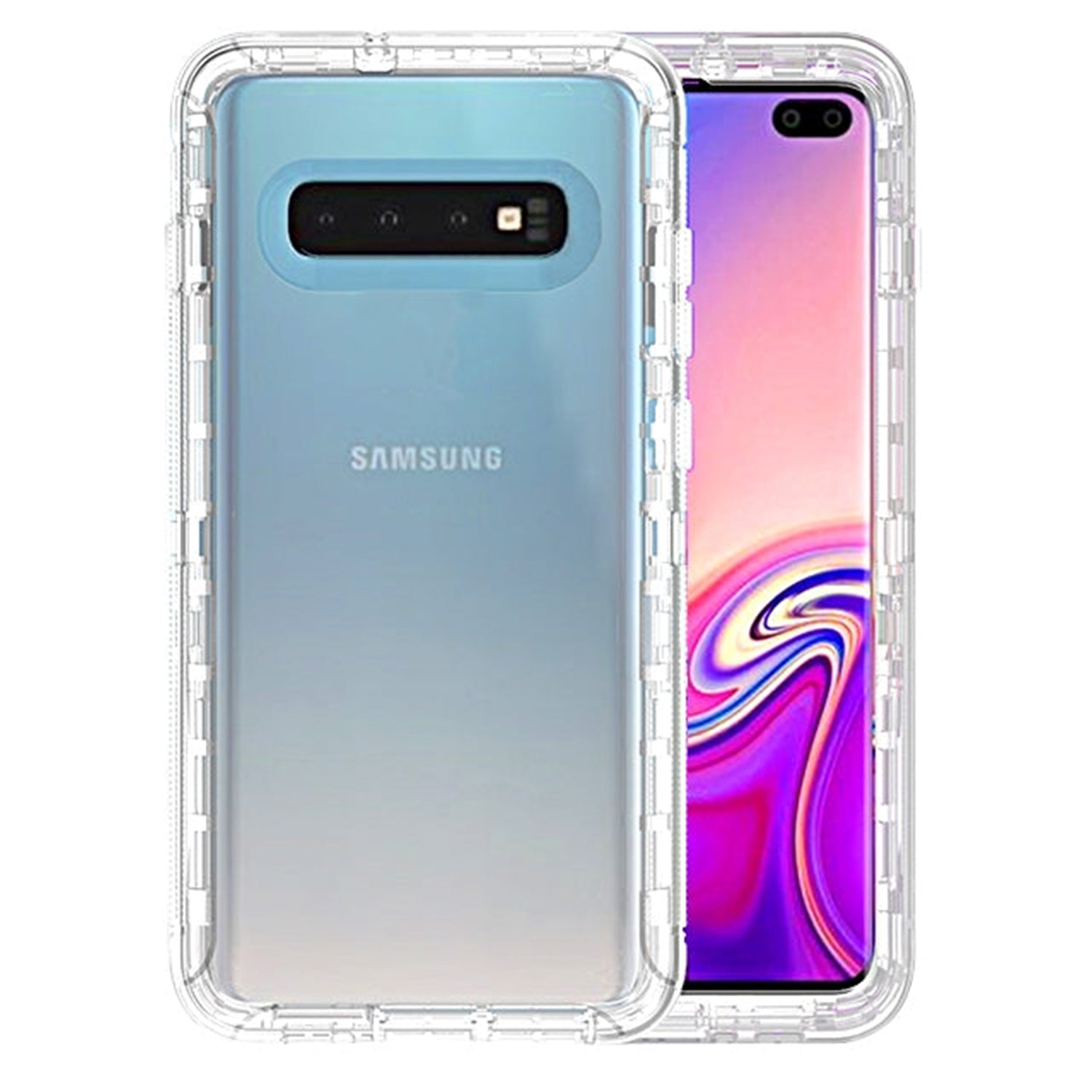 Galaxy S10 Plus (6.4") Transparent Heavy Duty Case