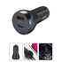 36W Dual Ports (USB3.0+ Type C)Car Adapter Dual Ports for iPhone 13/12/11 and Other Devices- Black