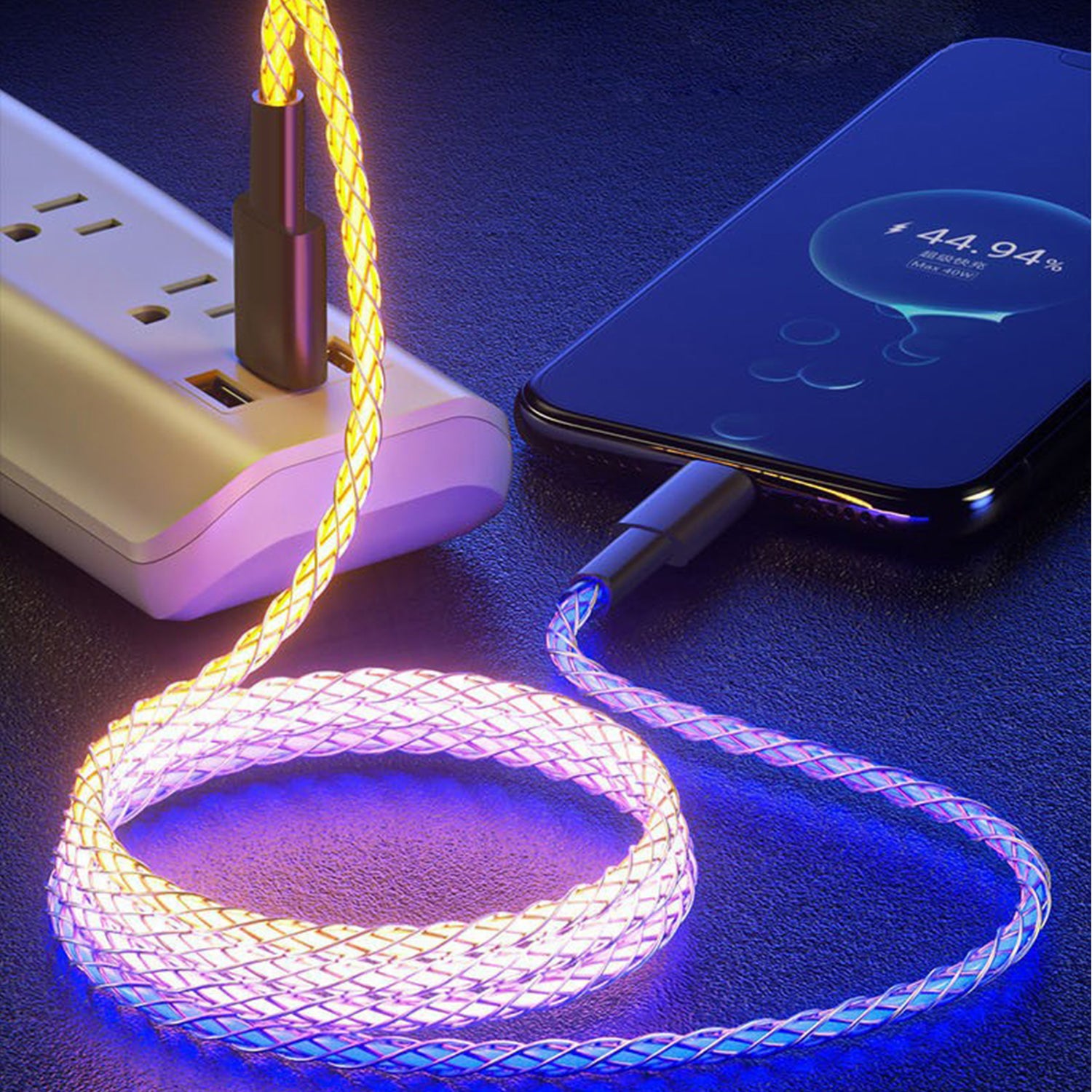 USB C to Lightning 3ft in Fast Charge Cable Use Have Different Brilliant Colors