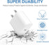 2 in 1 Home Fast Charging Adapter for iPhone 15/14/13/12/12 Pro/ 11/11 Pro Max