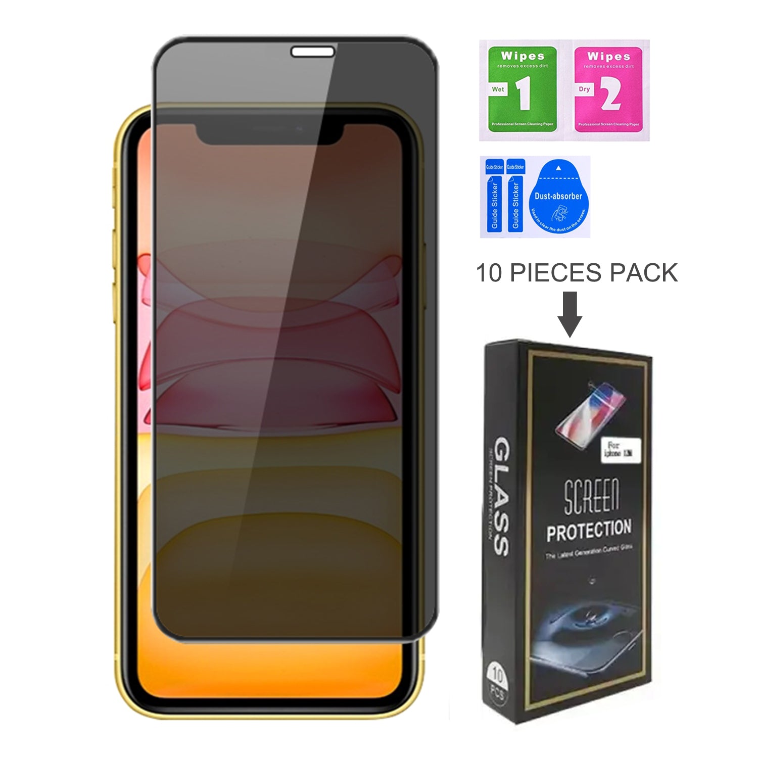 iPhone 11 Pro (5.8") Privacy Tempered Glass