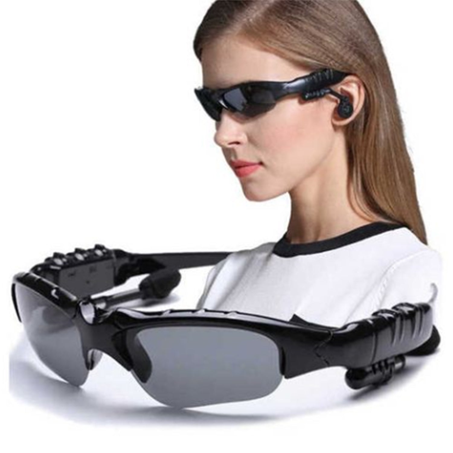 Wireless Music Sunglasses with Stereo Handsfree Bluetooth 4.1 Headset Headphone