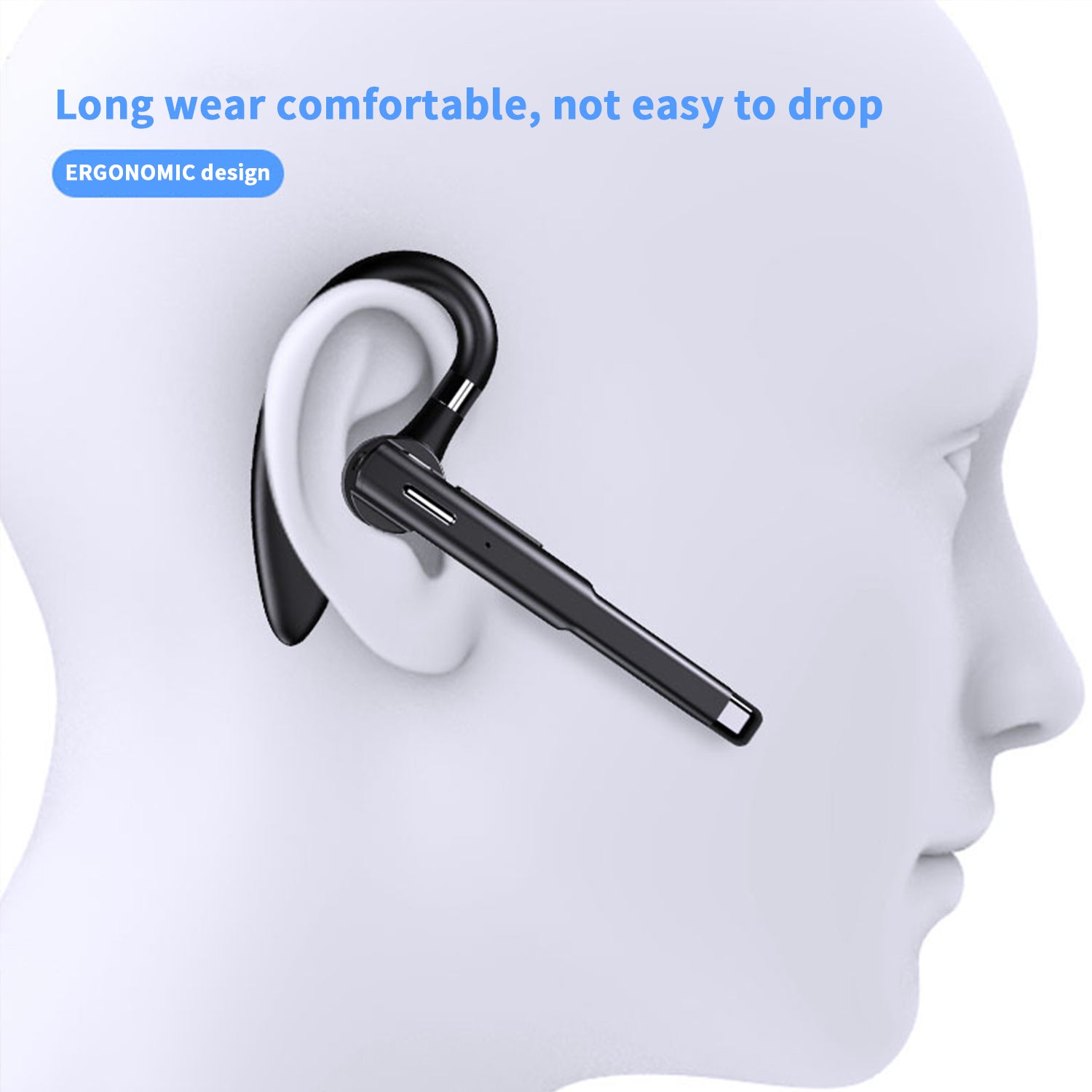 Business Bluetooth single ear digital display headset