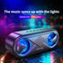 Wireless Phone Stereo Colorful Lights Portable Small Steel Gun Bass Bluetooth Speaker