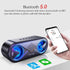 Wireless Phone Stereo Colorful Lights Portable Small Steel Gun Bass Bluetooth Speaker