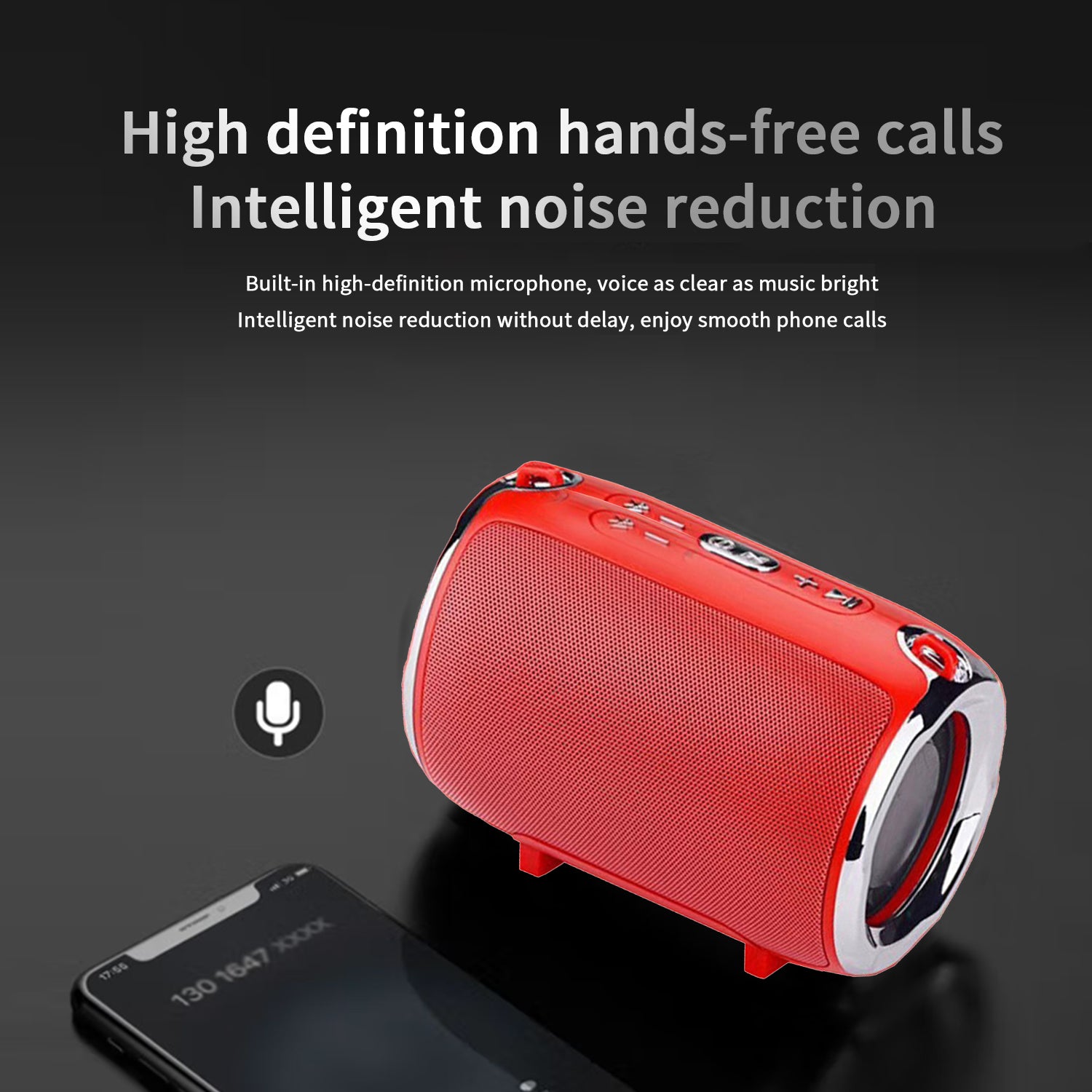 Mini Portable Wireless Bluetooth Speaker Stereo Speakerphone Radio Music Subwoofer Column Speakers