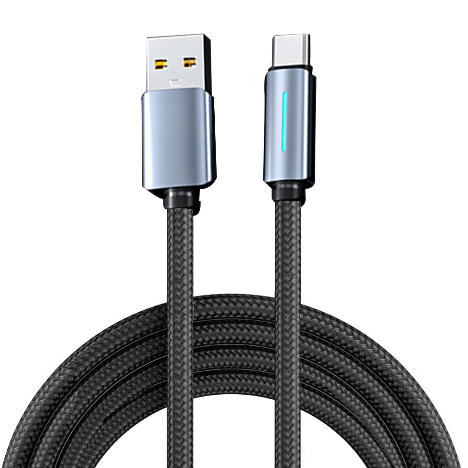 Nylon Woven USB to Type-C Data Fast Charge Cable Compatible With iPhone 15 Series