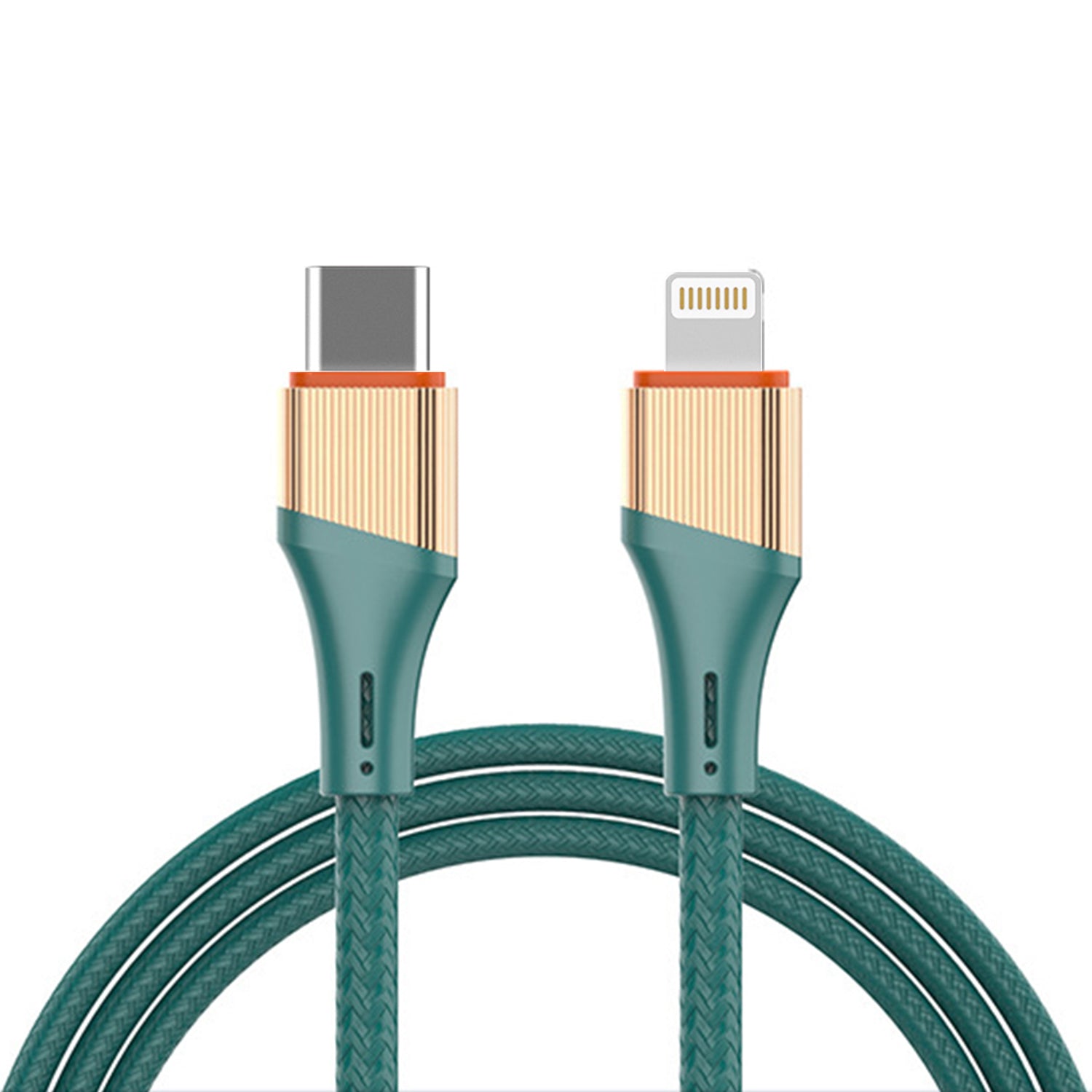 30W Fast Charge Type-C to Lightning Braided Data Cable Compatible With iPhone 15 Series