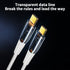 Type-C to Type-C Transparent Charging Sync Data Cable
