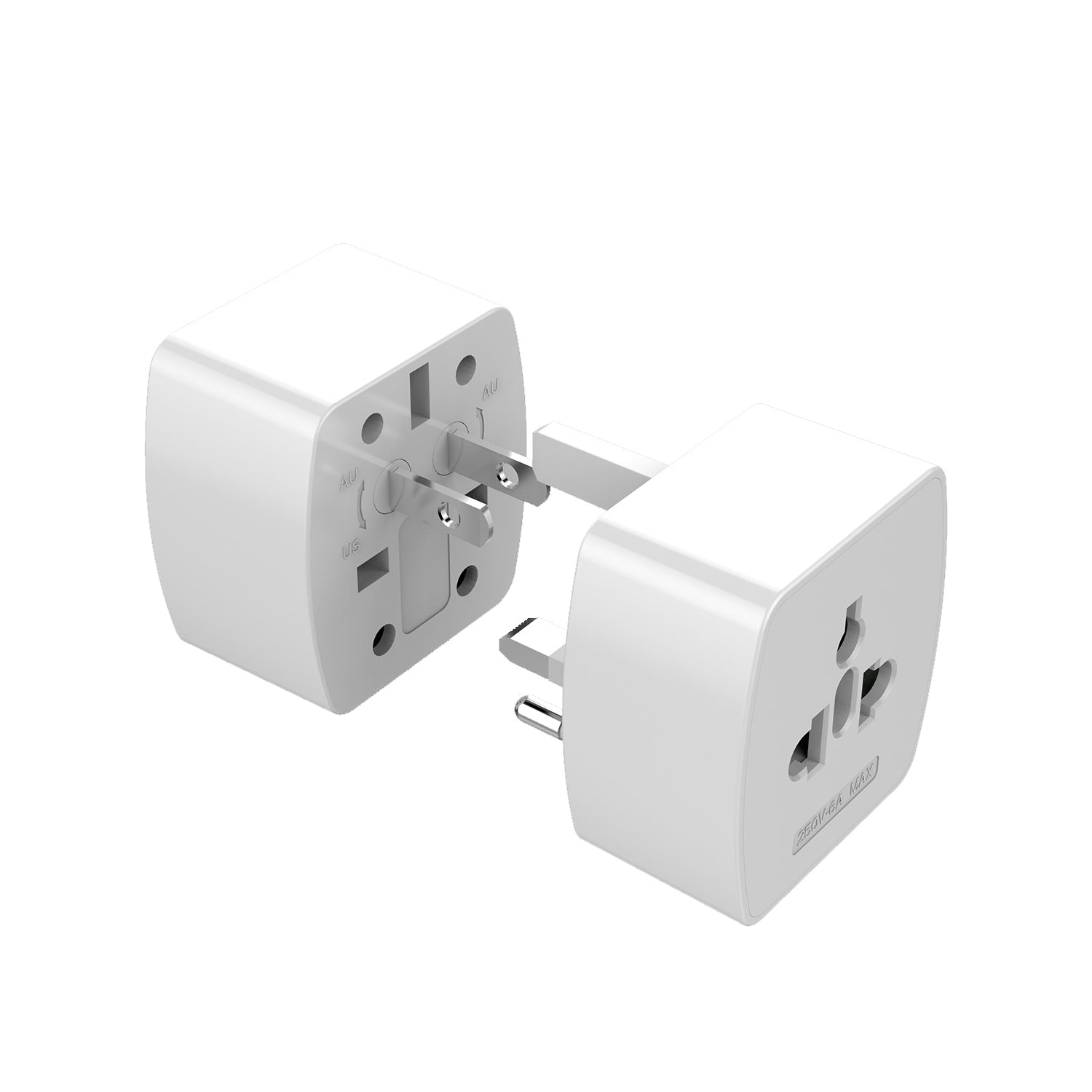 Universal Plug Converter Fast Charging Adapter-White