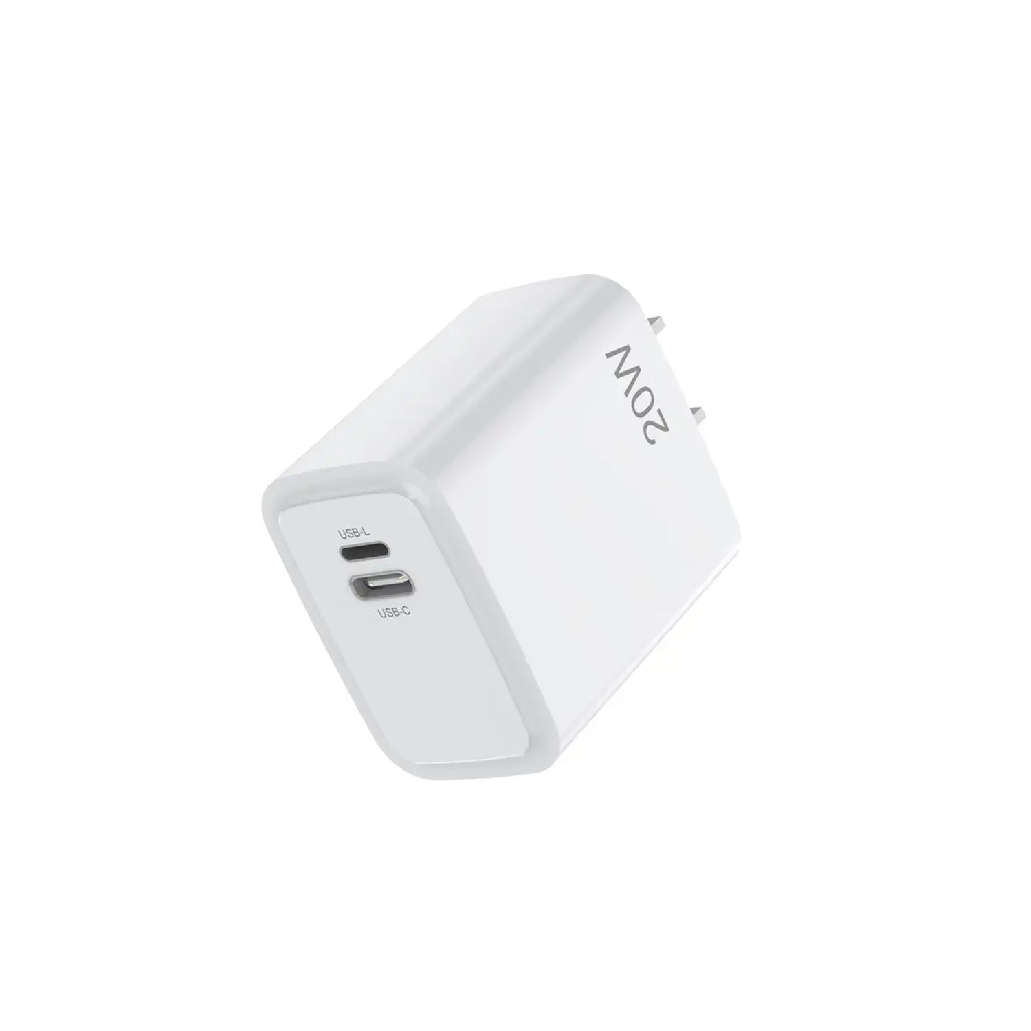 20W USB Wall PD Fast Charger,Dual Port（Type-C＋Lightning) Interface switching back and forth for iPhone 15，iPhone 15 Pro Max，iPhone 15 Pro，iPhone 15 Plus and iPhone 14 series.