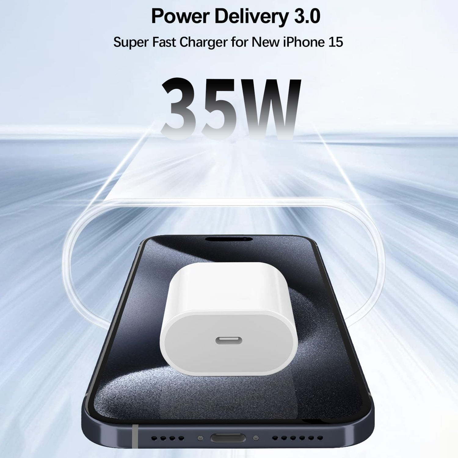 35W USB C Fast Charger for iPhone 15/15 Plus/15 Pro/15 Pro Max USB C t –  ESHOPIMO INC