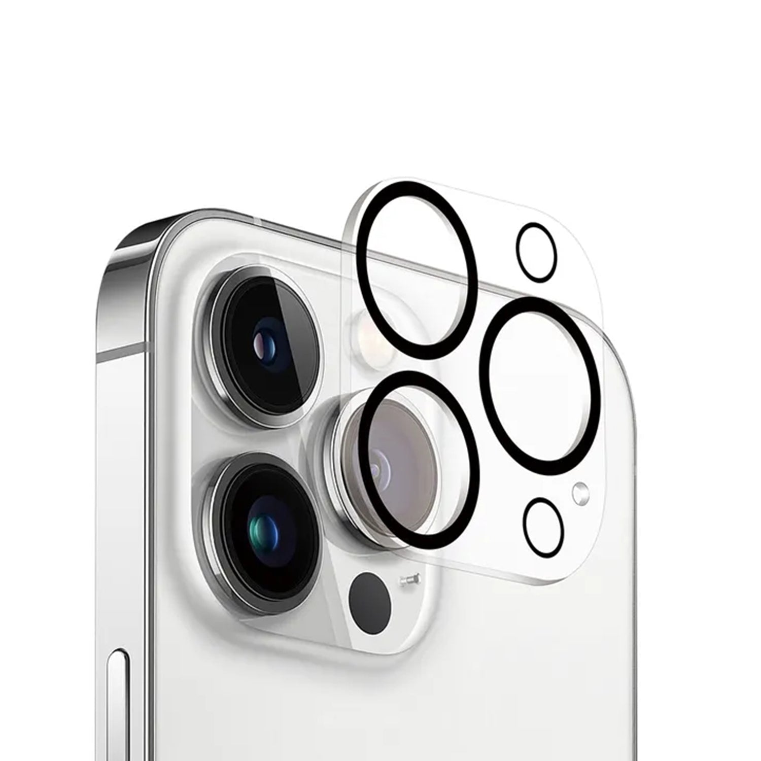 iPhone 15 Pro Camera Tempered High Definition Camera Lens Protector-Clear