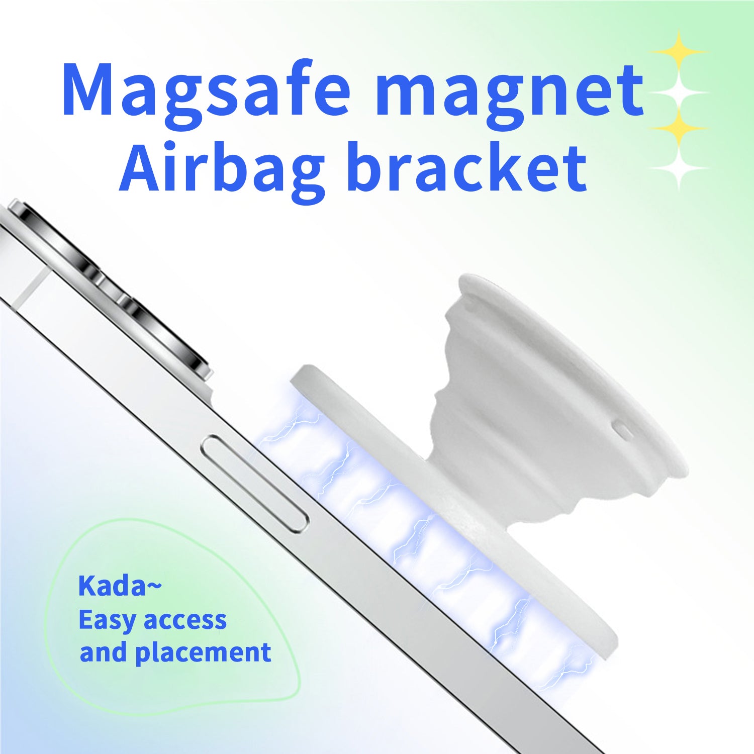 Magsafe Magnetic Suction Lazy Person Telescopic Airbag Mobile Phone Holder