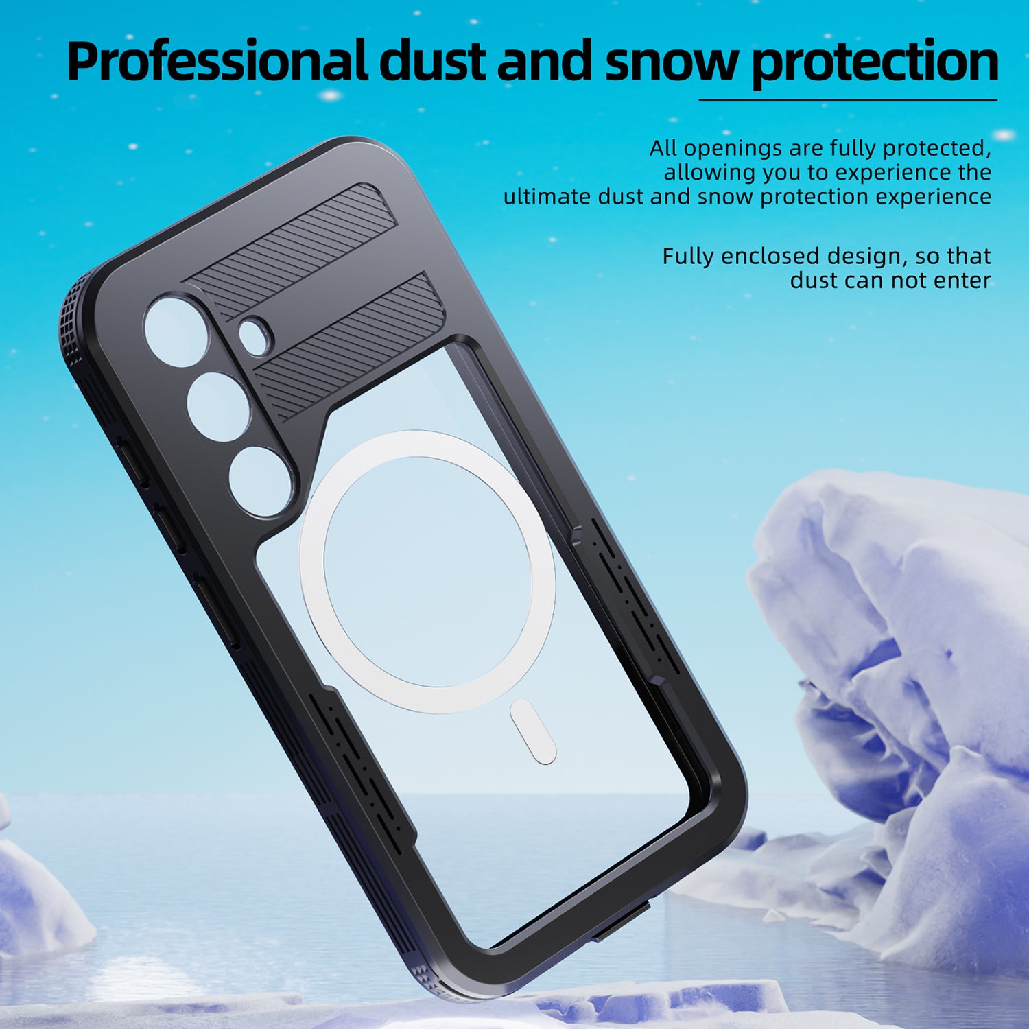 Samsung Galaxy S24 Plus 360 Full Protective Waterproof Case with Built –  ESHOPIMO INC