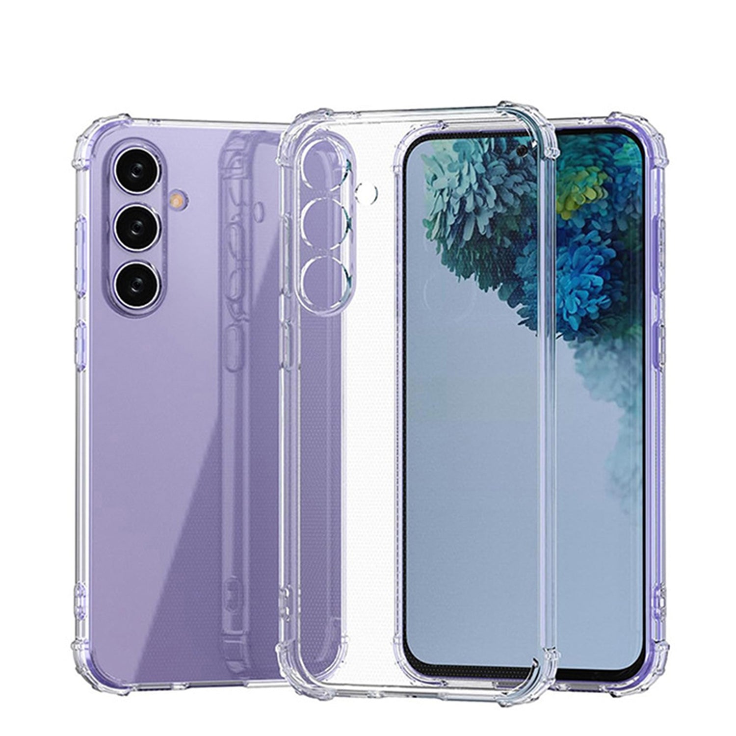 Samsung Galaxy S24 Transparent Clear Soft TPU Cover Case-Clear