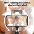 Tripod Bluetooth 360 Degree Rotation Self Timer with Remote Control and Fill-in Light for ios&Android