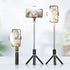 Tripod Bluetooth 360 Degree Rotation Self Timer with Remote Control and Fill-in Light for ios&Android