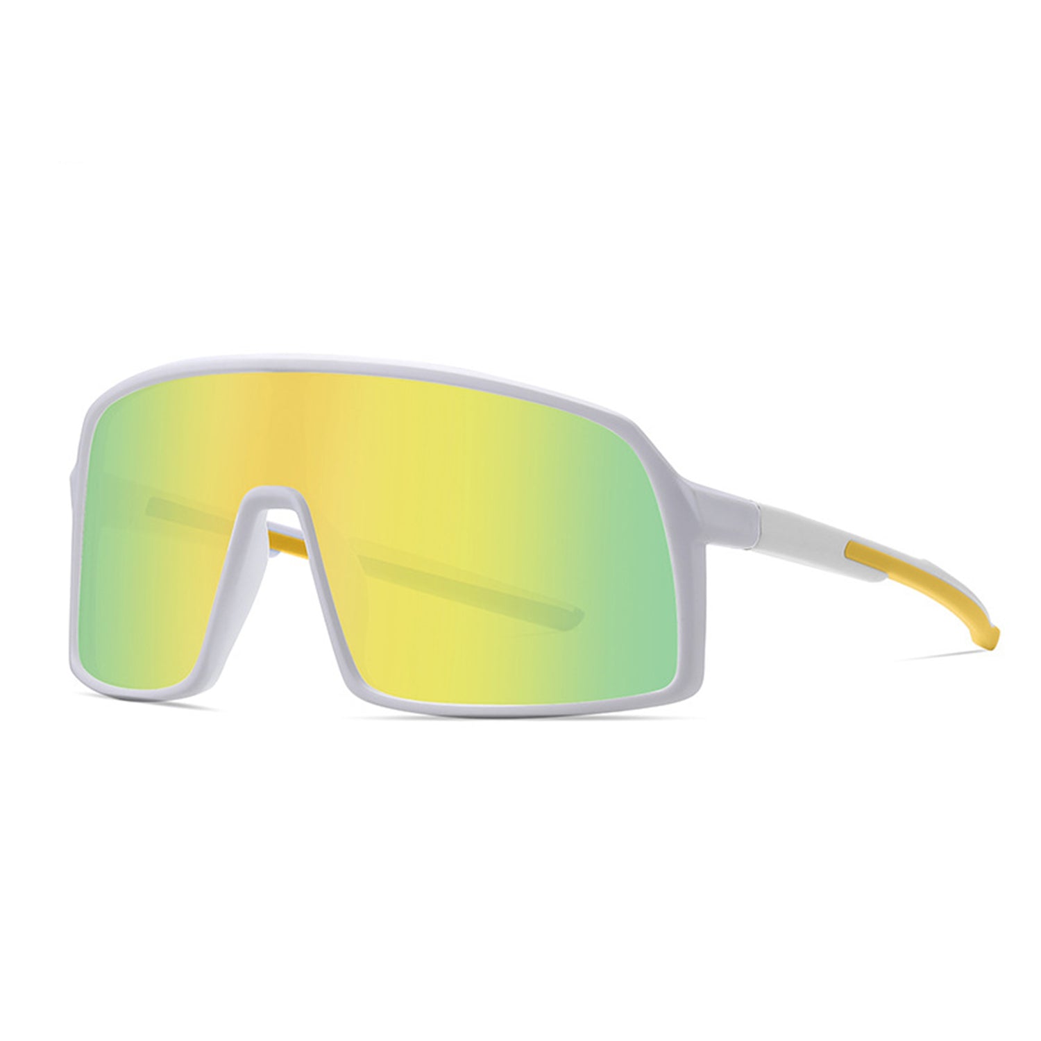 Trendy Polarized Siamese Large Frame Sports Sunglasses Cycling Sunglasses Goggles(Fu/3034)