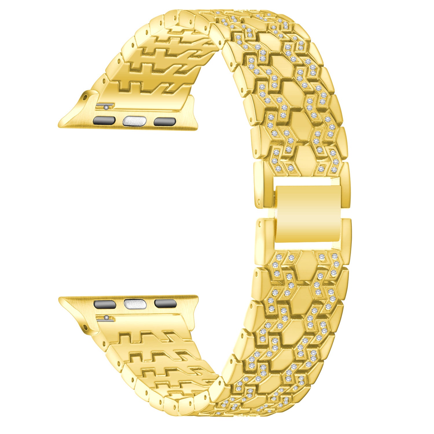 38/40mm Alloy jewelry watch band inlaid with diamonds for i-Watch SE/6/5/4/3/2/1