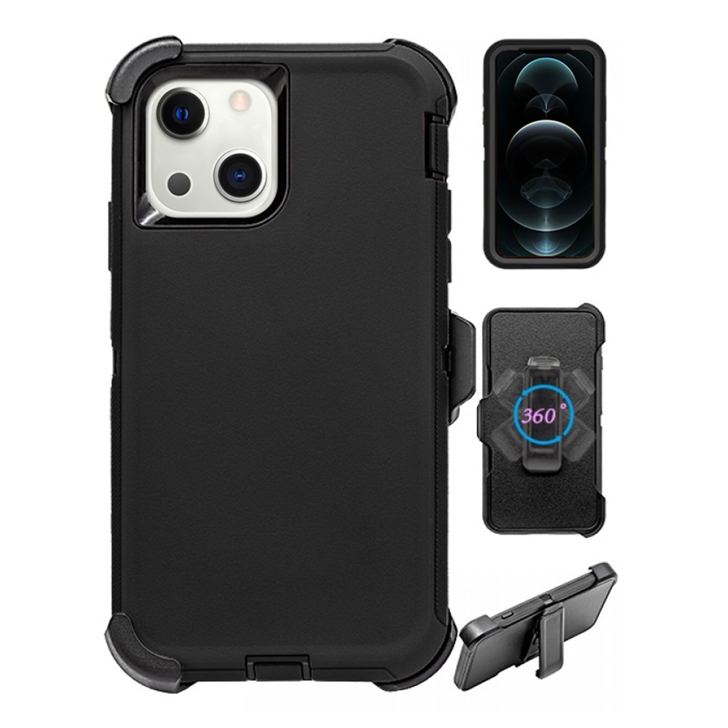 iPhone 15 Full Protection Heavy Duty Shockproof Case