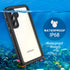 Samsung Galaxy S23 FE,360 Full Protective Waterproof Case With Built-in Screen Fingerprint Protector-Black
