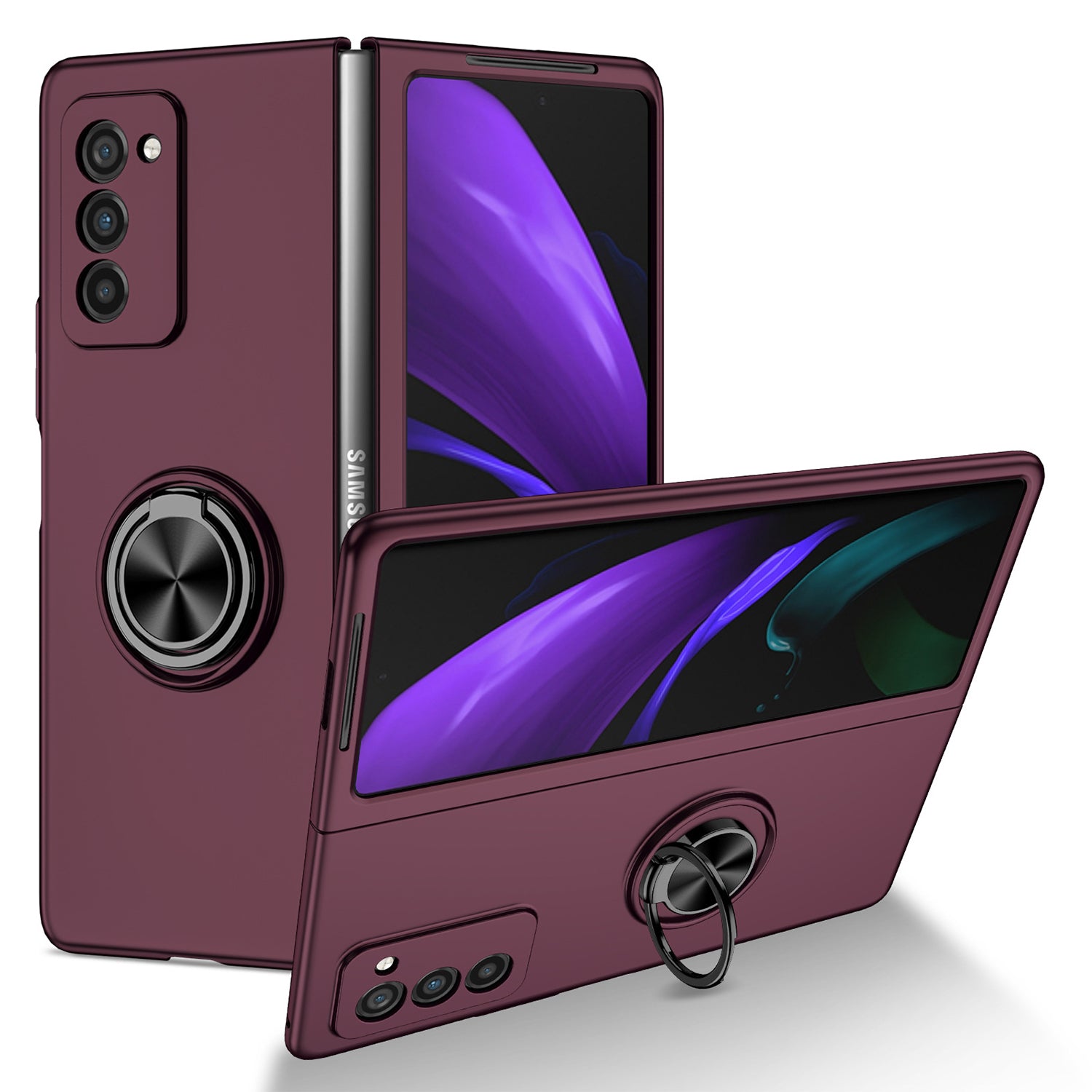 Galaxy Z Fold 2 Ring kickstand foldable phone case