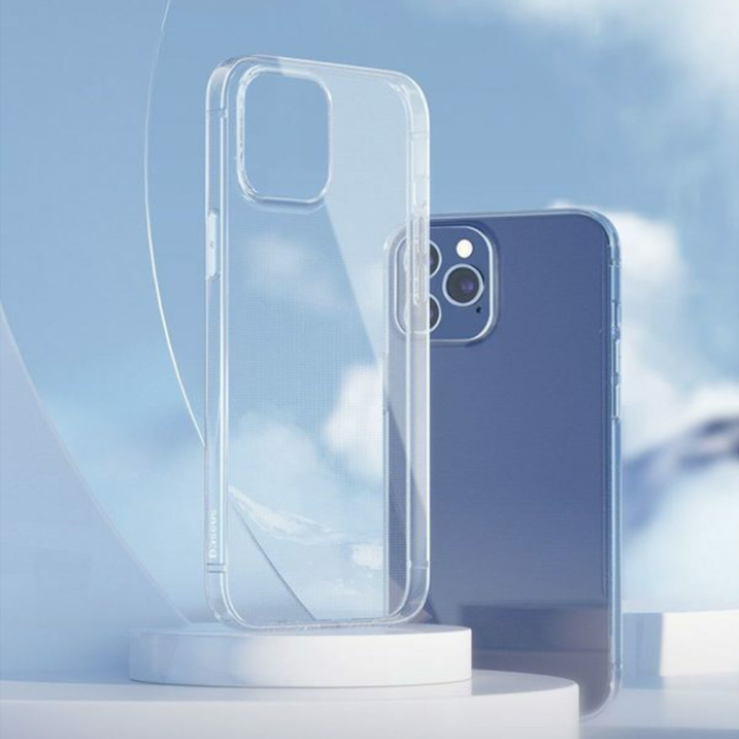 Transparent Clear Soft TPU Cover Case for iPhone 12 Pro Max (6.7")