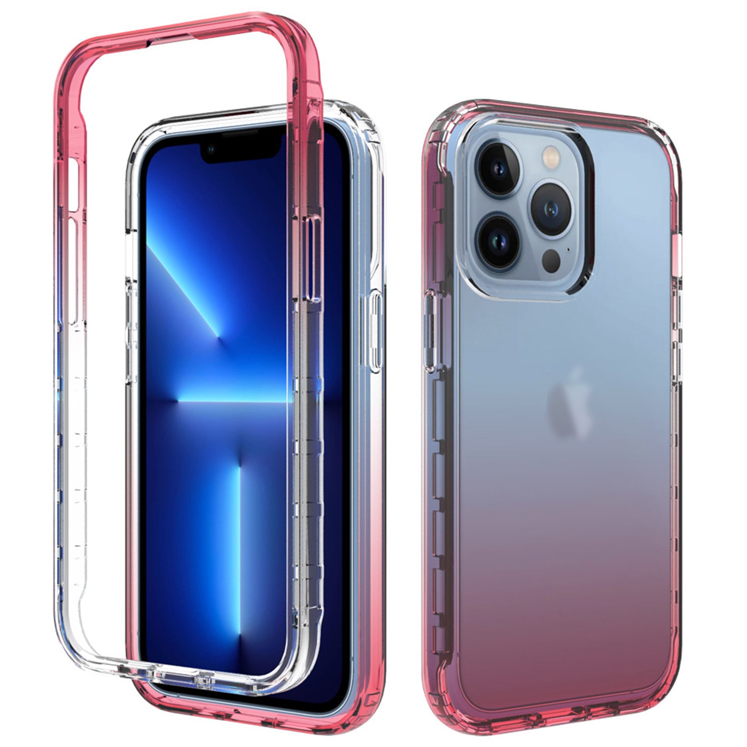 iPhone 13 Pro HD gradient transparent  case