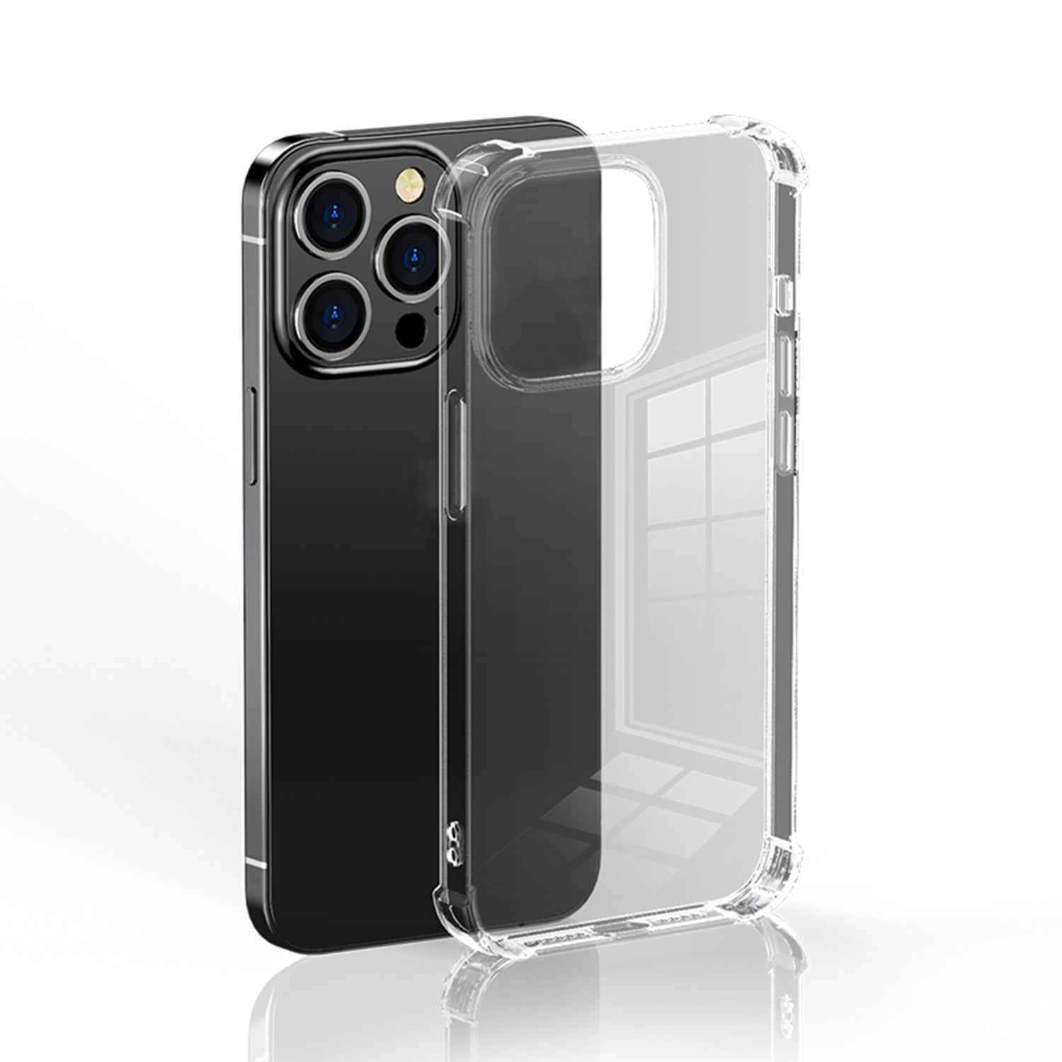 iPhone 13 Pro Transparent Clear Soft TPU Cover Case