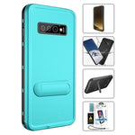 Kickstand Red Pepper Waterproof Case for Galaxy S10 Plus (6.4")