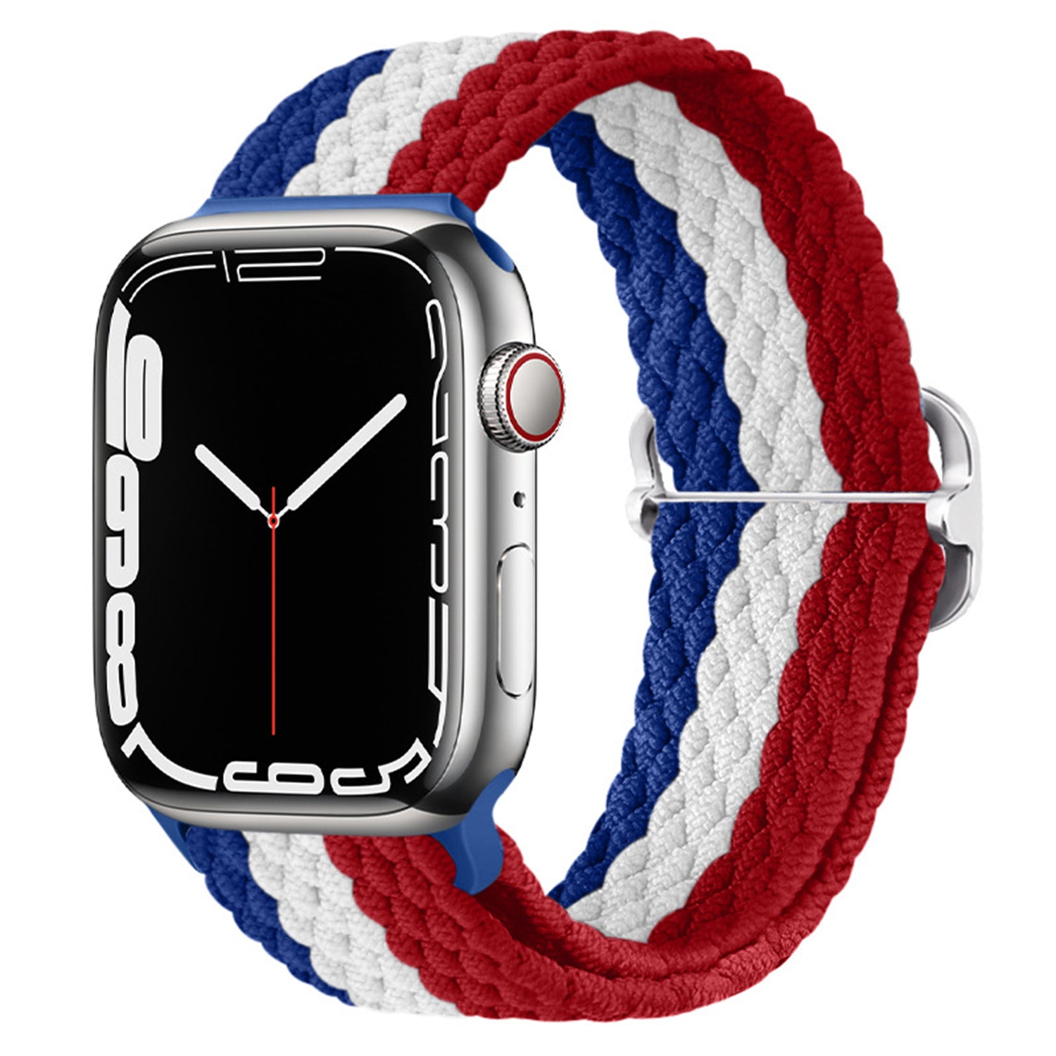 38/40mm Twister Braided Solo Loop Fabric Nylon and stainless steel buckle adjustable Strap,suitable for Apple watch series SE/ 7 / 6 / 5 / 4 / 3