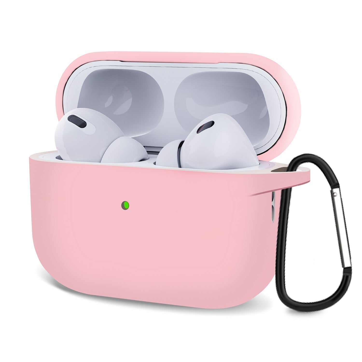 AirPods Pro (2) Case Cover with Carabiner Silicone Compatible with Apple AirPods Pro 2022
