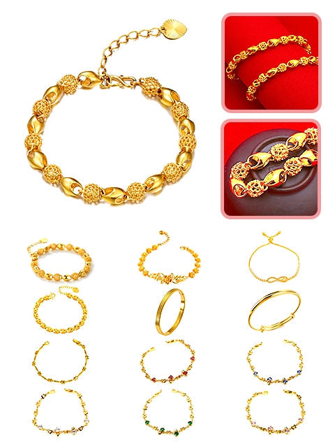 A Dozen of Elegant Fashion Bracelets for Women & Girls (B70408001)