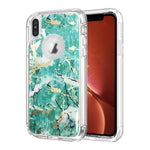 Clear Case for iPhone Xs Max Anti-Shock Durable Protective TPU Heavy Duty Marble Phone Case