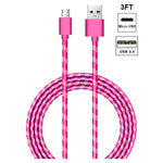 Woven Braided Cable for Samsung Products (3FT)