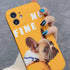 Cartoon Pattern Print Case TPU Soft Gel Protective Cover for iPhone 12 Mini (5.4") - Yellow