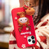 3D Silicone Cute Reindeer With Pendant Cartoon Case for iPhone 12 Pro Max (6.7")