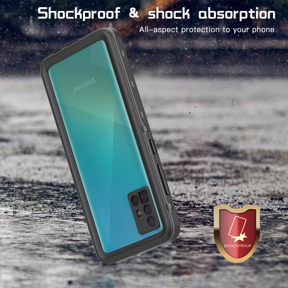 Waterproof case for Samsung Galaxy A51(4G)-Black
