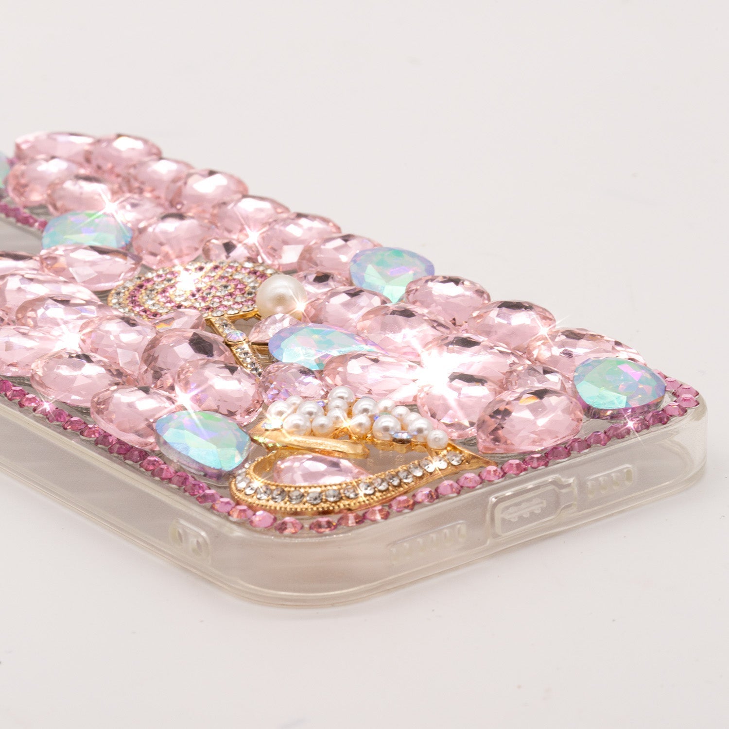 iPhone 13 Pro 3D diamond luxury bling bling TPU case