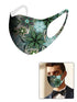 Unisex Cool Washable Reusable Face Mask Fashion Adult Anti Dust - Teal