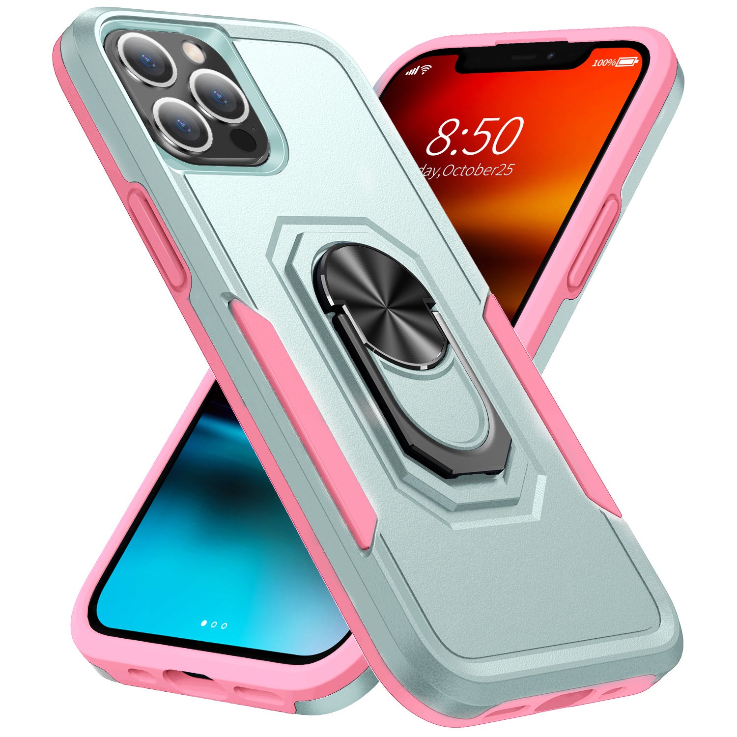 iPhone 13 Pro Max Kickstand fully protected  heavy-duty shockproof case