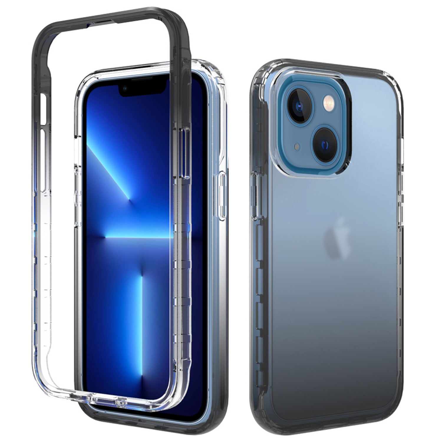 iPhone 13 mini HD gradient transparent  case