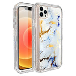 iPhone 13 Pro Anti-Shock Durable Protective TPU Heavy Duty Marble Clear case