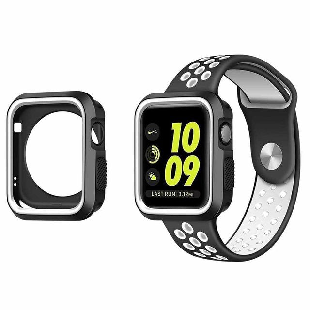 42mm Two color TPU soft case for Apple Watch  Series 3/2/1